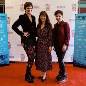 Mary Chieffo Instagram - Such beautiful memories!!!

🖤🙌🏼🌈✨

Repost from @spacetime.films
•
#tbt We can’t believe it’s been over a month since @kellysueloh @msmadig & @marythechief were special guests and award winners at the wonderful @riverbendfilmfest !! 

Our team had such an incredible time screening and talking about #EveryMorningFilm with @davidkendallart, teaching a movement/improv workshop to enthusiastic members of the community, and getting to know our fellow special guests @thebergamot @jillianspeece @nathanielpaulhoff & #DavidAnspaugh 

📸 @fabioacsantos 

#RiverbendFilmFest #RFF #spiritofthefestaward #redcarpet #specialguests #awardwinners #womeninfilm #femalefilmmakers #queerfilmmakers #independentfilmmakers
#representationmatters
#spacetimeproductions