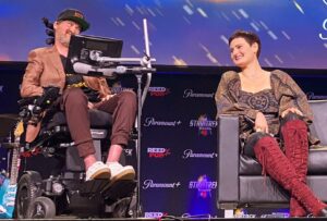 Mary Chieffo Instagram - Countless, countless memories. No post can encapsulate all the moments we shared on our journey through the stars, but I know am forever grateful for the connection we had and the epic adventures we went on together. #TeamKlingonForever #Connect #StarTrekFamily #KennethMitchell #Kolective #Time