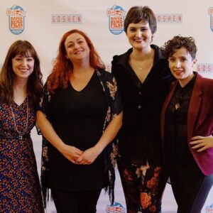 Mary Chieffo Instagram - Such beautiful memories!!!

🖤🙌🏼🌈✨

Repost from @spacetime.films
•
#tbt We can’t believe it’s been over a month since @kellysueloh @msmadig & @marythechief were special guests and award winners at the wonderful @riverbendfilmfest !! 

Our team had such an incredible time screening and talking about #EveryMorningFilm with @davidkendallart, teaching a movement/improv workshop to enthusiastic members of the community, and getting to know our fellow special guests @thebergamot @jillianspeece @nathanielpaulhoff & #DavidAnspaugh 

📸 @fabioacsantos 

#RiverbendFilmFest #RFF #spiritofthefestaward #redcarpet #specialguests #awardwinners #womeninfilm #femalefilmmakers #queerfilmmakers #independentfilmmakers
#representationmatters
#spacetimeproductions