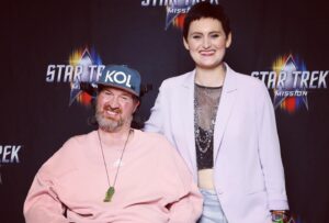 Mary Chieffo Instagram - Countless, countless memories. No post can encapsulate all the moments we shared on our journey through the stars, but I know am forever grateful for the connection we had and the epic adventures we went on together. #TeamKlingonForever #Connect #StarTrekFamily #KennethMitchell #Kolective #Time