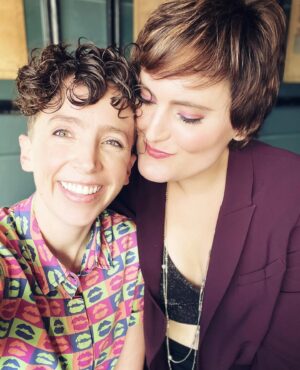 Mary Chieffo Instagram - #tbt grateful for this human 💋💕🌈✨