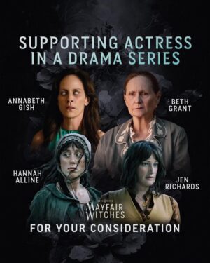 Mary Chieffo Instagram - 🖤🙌🏼🔥✨

Repost from @bethgrantactor
•
With my Sisters! Thank you to everyone involved for the incredible love and support. I am so grateful. What a role! 
Repost from @immortal_amc 
“Mortal men are fragile. There’s never been one who can contend with a Mayfair woman.” #FYC