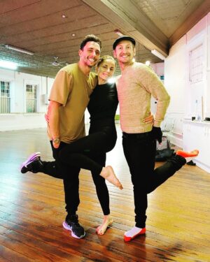 Mary Coustas Instagram - Paul you brought such talent & heart to our finale dance. Thank you for your spontaneity & vision. You are a dance God @paulmalek 🙏🏻 And thank you to the dance Goddess @mbelash for bringing him to us. Aric and I are so so grateful 🙌🏽⭐️ @aricyegudkin - Grand Finale 7pm tonight @channel7 @7plus @dancingau 🤍🥳💃🏻🤍🕺🏻🥳 and to Creative Director Kelly Abbey @kelleyabbey for making everything look soooo good always and forever. 👊🏻💋