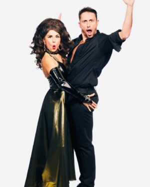Mary Coustas Instagram - One Word: Good Thanks!!! 👊🏻👊🏻👊🏻 Nailed, Glued & Stapled a position in the DWTS Grand Finale!! 🥳Thank you legend 🕺🏻@aricyegudkin #takesonetoknowone 💪🏻🕺🏻💃🏻⭐️ @channel7 @7plus @dancingau