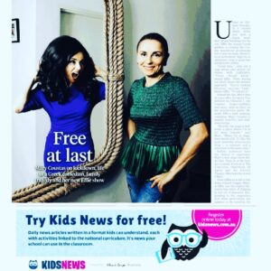 Mary Coustas Instagram - Wentworth Courier, North Shore Times & Mosman Daily youse are too much 💚💜#muchappre Melbourne Comedy Festival Shows ‘Sold Out’ #goodthankslegends Spunky Sydney Comedy Festival youse are next: Sat 24th April, Sat 8th & Just added New Mothers Day show 4.15pm on Sun 9th May for tix go to link in bio 
#betteroutthanin 🔝🤩🎭🤣