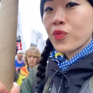 Mary H.K. Choi Instagram - #wgastrong 

Went to the union meeting last night and picketed this morning and I’m learning so much about how reasonable our asks are. 

For just one example we wanted parameters around AI. We’re not luddites. This isn’t some Y2K shit. We just don’t want idea generation from AI (doing a punch up on an AI script forever is NOT IT) and we don’t want AI to mine our voices, essentially learning from us, using us without permission or residuals to make us obsolete. 

Meanwhile the studios are saying they don’t want to preempt technology that they want to take advantage of and they countered with: we agree to annual meetings to discuss. 

Writing is taxing, lonely and for some of us the only fucking thing we can do and want to do with our lives. 

I’m not a joiner. I don’t like crowds. Confrontation makes me itchy but this is important. They’re making it impossible to make a career of this work. They want to make a gig economy of art. I cannot stand for it. So I stand with my union.