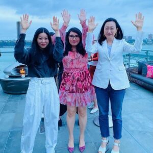 Mary H.K. Choi Instagram - Day and Night. Somebody actually went outside and it was lovely. Celebrating the LAUNCH of summer I turned pretty (season 1 out on Amazon right now!😭😭😭 it’s so good) on a rooftop with @phenomenal. Mansei with Jenny and Minjin. Also 🥰 for getting to see J. The photo I sent my brother late last night in the cab ride where we gushed about Gilmore Girls and me and @leilani_shizue_’s date night 💗