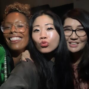 Mary H.K. Choi Instagram - Day and Night. Somebody actually went outside and it was lovely. Celebrating the LAUNCH of summer I turned pretty (season 1 out on Amazon right now!😭😭😭 it’s so good) on a rooftop with @phenomenal. Mansei with Jenny and Minjin. Also 🥰 for getting to see J. The photo I sent my brother late last night in the cab ride where we gushed about Gilmore Girls and me and @leilani_shizue_’s date night 💗