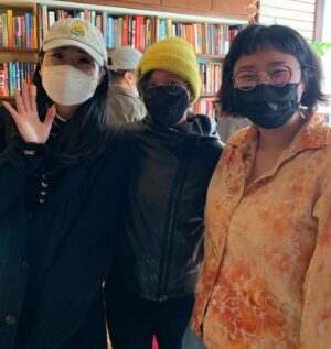 Mary H.K. Choi Instagram - Yay. First As-Am Female owned bookstore in nyc ✨ lol how is that even possible? Filled my heart to the absolute brim to see it heaving with visitors. ❤️✨🌼 So pumped to meet Lucy Yu the founder and Lisa Ko 😱 who is such an utter ledge ❤️‍🔥oh also signed some books so get them here 🍳