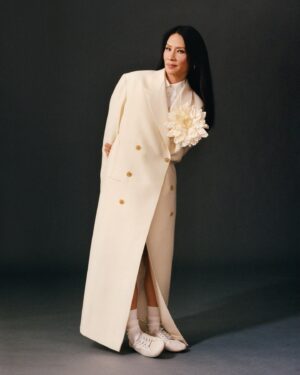 Mary H.K. Choi Instagram - It’s the rare profile that will draw me out of a book-and-script-writing k-hole but I couldn’t resist interviewing the GOAT the TONY the one and only @lucyliu!!! I loved her so much and was sooooooooo excited. My inner teen was going berserk. I couldn’t believe I looked at her actual face with my face! So grateful that this icon felt familiar to me down to my soul. What a gift to have always had her to look to onscreen. So full of love ❤️ Thank you @brkmrn and @thecut for the experience. 

Also these pix ✨✨✨✨

Photography by Johnson Lui @johnsonluii
Styling by Jessica Willis @jessswill
Hair by Marco Santini @_marcosantini1
Makeup by Kristofer Buckle @kristoferbuckle
Manicure by Nori Yamanaka @nailnori
Tailoring by Lindsay Wright
Production by Kindly Productions @kindlyproductions