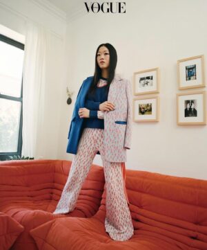 Mary H.K. Choi Instagram - I don’t normally disrespect @ligneroset in quite this fashion but it’s @voguekorea!!! Thank you @soeun.nikki.lee for the thought-provoking discussion and shining a light on our experiences as Korean-American storytellers in this absurd country. So happy to be included with my iconic siblings @jennyhan @lee_minjin @franceschawrites 
☺️💕🇰🇷🇰🇷🇰🇷 (not solely to lurk their beautiful homes 👀). So much love. So much joy.