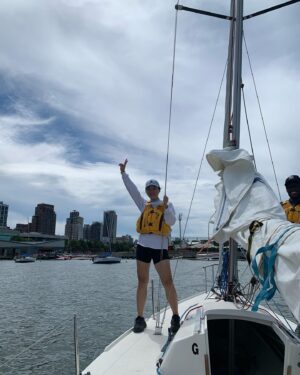 Mary H.K. Choi Instagram - I took a sailing class this year, went on a helicopter, saw my 1st, 2nd and 3rd Broadway musical. Bought an apartment and moved into it. Spent a month on a lake in Switzerland and buried my father. Was grateful to be with all my best friends at Lunar New Year dinner when I found out he died. Received the solace they had to give and had to push my book out a year. Sold a show. Baked some cookies. Learned how to forgive myself for all the things I didn’t know but had expectations that I would. Missed my LA friends. Missed my dad. Especially the one I wish he was. Met a terrific couples counselor. Made amends. Learned that grief can feel like shame. Basically it was perfect. ✨🤸🏻‍♀️❤️🥹 happy new year.