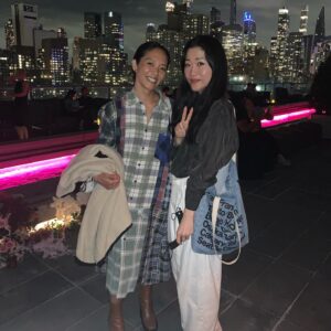 Mary H.K. Choi Instagram - Day and Night. Somebody actually went outside and it was lovely. Celebrating the LAUNCH of summer I turned pretty (season 1 out on Amazon right now!😭😭😭 it’s so good) on a rooftop with @phenomenal. Mansei with Jenny and Minjin. Also 🥰 for getting to see J. The photo I sent my brother late last night in the cab ride where we gushed about Gilmore Girls and me and @leilani_shizue_’s date night 💗