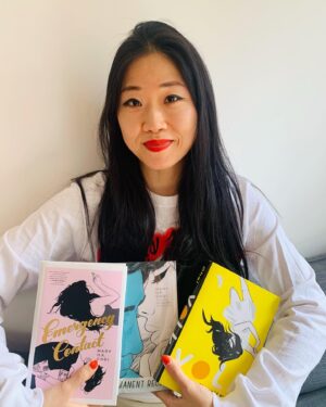 Mary H.K. Choi Instagram - Hi. Guess what? Emergency Contact is FOUR YEARS OLD TODAY! Can you believe it? Penny’s graduating from college!!!! 😭😭😭😭😭

Four years. Four years of me getting to be an author. A NOVELIST. With three books. It’s so surreal and really does feel like some glitch in the matrix or a rounding error or a dream but this is actually happening. I want to learn how to appreciate this. This THING that no one can take away from me no matter how much it feels that way sometimes. 

I also want to thank you. For all your love and support. For coming out to meet me at bookstores, book fairs, schools, all of it. For sharing your stories in letters and IG voice memos and in person because for some reason my books made you feel seen and safe. I am so grateful to live in service to you and your pain and your struggles and your bodies and your laughter and your eyeliner and your truth. I tear up everytime I think about y’all. And I SUPER miss you. 

To commemorate this occasion I’m doing an AMA over the next few days in stories so please ask any questions you have about Yolk (no spoilers), any of the books, writing or VIBES. I also recorded a little micropod about *FEELINGS* about this day which is in stories. Love you with my entire everything.