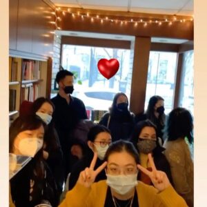 Mary H.K. Choi Instagram - I had such a magical, wonderful evening last night for the paperback launch of Yolk. Thank you to everyone who came and everyone who came but couldn’t get in!!! 🥺💗🙏 It made me so happy to see you all after a whole year of not being able to tour this book. I wish I took more pictures because uuuuuugh everyone looked so incredible and the eye liner and brows and nails and fits were fire!!! Someone (lol Phil) said my readers skew “Asian Diane Keaton” aesthetically speaking and OMG so true and so 😭😭😭😍😍😍 because that is so inspiring. Thank you to @cookiecutternyc for the tender treats, to @yuandmebooks for being iconic and @ohcnoh and @moralisasmile from @simonteen for the love and support. And thank you two kinds of therapy, medication and two 12-step programs for helping me experience the night without anxiety and just feel pure joy. ❤️❤️❤️❤️