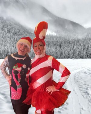 Mary Murphy Instagram - On the slopes with my sistah  taking a short break @Holiday Dance Classic Las Vegas !! Don’t miss out on Holiday fun next year !!#lasvegas #holidaydanceclasic #ballroomdancesport