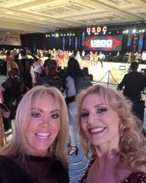 Mary Murphy Instagram - My sister and I together again at USBC !!