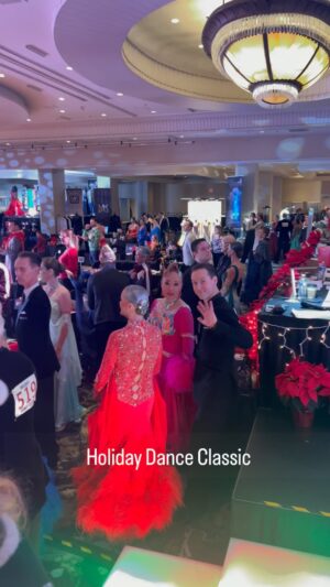 Mary Murphy Instagram - International standard  day at the Holiday Dance Classic  in Las Vegas