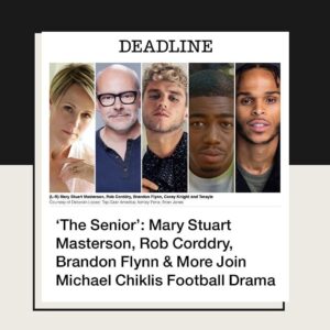 Mary Stuart Masterson Instagram - Game on! Beautiful people making a sincere stand up and cheer film about perseverance and redemption. No "I" in team. #football #acalltomen