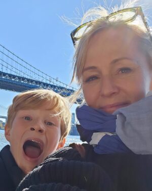 Mary Stuart Masterson Instagram - The baby had a birthday. He’s 11. And watching him sleep still takes my breath away. Fierce tender beast.  #grateful