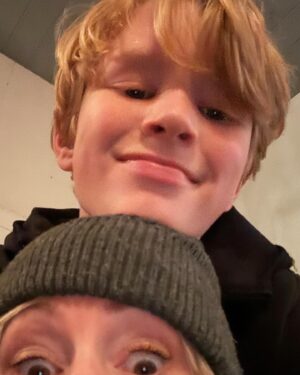 Mary Stuart Masterson Instagram - The baby had a birthday. He’s 11. And watching him sleep still takes my breath away. Fierce tender beast.  #grateful