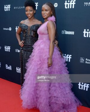 Masali Baduza Instagram - SO much gratitude. 
i’m really proud of the little girlie pop who dreamed and worked and believed her way to her first film premiere. 
at tiff even!! ✨ purr!! 
thank you to everyone who held me down leading up to this moment. love you guys deep 🫶🏾

dressed by: @cindybamofficial 
makeup by: @facesbydom 
nails by: @nails_by_boon