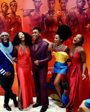 Masali Baduza Instagram - The @womankingmovie South African Premiere 🇿🇦 
I’m at a loss for words for how proud and grateful I am to have my first premiere at home be about this important story. 
To all the young black girls, especially those who see themselves in Fumbe - I want you to know you are worthy of everything your heart desires. Luv u loads ke sisi 🫶🏾 
Photography: @_rtcstudios 
Makeup & Hair: @enhance_yolook 
Jewellery: @baduza & @stridsters & @celine.r.beck 🫶🏾
Dress: @eufrasia_1 

YOU CAN WATCH THE WOMAN KING TODAY SOUTH AFRICAAAA 🍾
(also worth mentioning my red dress had pockets and honestly nothing else matters 💃🏾)