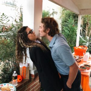 Masey McLain Instagram - “You know, in the old movies, whenever a girl would get seriously kissed, her foot would just kind of… pop.”
•••
WE WON THE COSTUME CONTEST 🤓👑