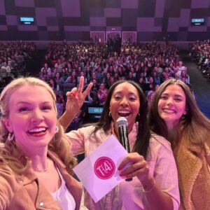 Masey McLain Instagram - Already missing @there4gathering girls and our time together ✨ We laughed, we cried, we danced in an explosion of confetti, but most importantly we exchanged lies for THE TRUTH together and it was a landmark in time! We’re fighting for you and with you always and it’s an honor to get to walk alongside you💕Thank you @tiffanydaniels for your incredible & intentional vision and love for this generation!! #t42024