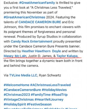 Masey McLain Instagram - Swipe right ➡️ to see what we were up to all of last month in Canada 😉🎬🎄