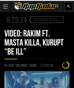 Masta Killa Instagram - Thank You to all the publications worldwide who have been showing love for the new single "BE ILL" by @thegodrakim x @official_kurupt x @mastakillamusic off the forthcoming "GODS NETWORK (REB7RTH)" dropping July 26!!

Digital x Vinyl x CDs x Cassettes x Merch x NFTs x More available while supplies last at WWW.RAKIMPRESENTS.COM 

@rockthebells @thesource @tmz_tv @nytimes @swaysuniverse @statikselekt @rosenbergradio @rapradarpodcast @rollingstone @spinmag @vibemagazine @hotnewhiphop @pitchfork @stereogum @fakeshoredrive @okayplayer @hiphopdx @ambrosiaforheads and much more!

The 1st Ever Fully Produced x Cuts x Rhymes Rakim project with an all star cast of the industries greatest talents is upon us.