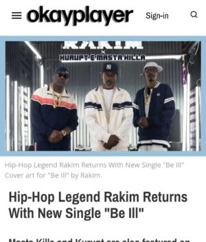 Masta Killa Instagram - Thank You to all the publications worldwide who have been showing love for the new single "BE ILL" by @thegodrakim x @official_kurupt x @mastakillamusic off the forthcoming "GODS NETWORK (REB7RTH)" dropping July 26!!

Digital x Vinyl x CDs x Cassettes x Merch x NFTs x More available while supplies last at WWW.RAKIMPRESENTS.COM 

@rockthebells @thesource @tmz_tv @nytimes @swaysuniverse @statikselekt @rosenbergradio @rapradarpodcast @rollingstone @spinmag @vibemagazine @hotnewhiphop @pitchfork @stereogum @fakeshoredrive @okayplayer @hiphopdx @ambrosiaforheads and much more!

The 1st Ever Fully Produced x Cuts x Rhymes Rakim project with an all star cast of the industries greatest talents is upon us.