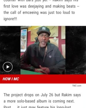 Masta Killa Instagram - Thank you @tmz_tv for the love via @thegodrakim 

"BE ILL" @thegodrakim x @official_kurupt x @mastakillamusic is now streaming worldwide   video out now!!!

Pre-Order "GODS NETWORK (REB7RTH)" now via Digital x CD x Vinyl x Cassette x More at WWW.RAKIMPRESENTS.COM 

The 1st Ever FULLY Produced   Rhymes   Cuts release from The 18th Letter and an all star cast of the industries elite!