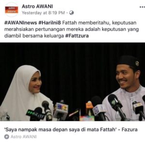 Mat Luthfi Instagram - “Jangan kata masa depan, mata awak pun saya susah nak nampak” – wife being an occasional racist