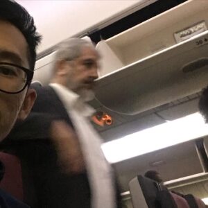 Mat Luthfi Instagram - If your scariest flight experience revolves around bumpy ride and air turbulence, your iman has not been truly tested. I flew with Khaled Mashal, a prominent Hamas leader who was once poisoned by Mossad in 1997 in an assassination attempt ordered by Netanyahu.

Not to mention, I only watched Quran series the whole 7-hour flight. One because I want to end my life with a good note. Two because I was afraid if the sheikh peeked into my screen and saw me watching Wolf of Wall Street, he would be disappointed knowing I have ended up being the wolf among the sheep.

Despite leaving usrah years ago, I would never ever let Malaysia tanzim down. Our tarbiyah has been the greatest and we will continue to be the best and the fastest to arrive at the airport to recruit new mad’u to be the future naqib and naqibah☝🏼