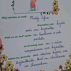 Matej Cifra Instagram - Dodatočný Deň otcov u nás v škôlke na besiedke.
Jedno chlapské oko neostalo suché. 🥹❤️
Aj my otcovia totiž máme emócie.

#saramyslitelka #nikdynehovoržemášzlýdeň #snívajzabdela #vašelajkysúmojekrídla #daddysgirl #skôlkarka