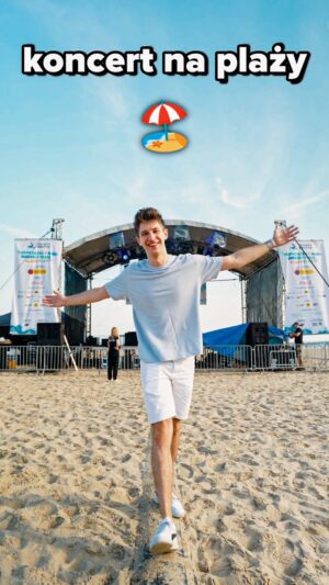 Mateusz Ciawłowski Instagram - relacja z koncertu w ŚWINOUJŚCIU! 🏖️ (cały vlog na kanale 😘) #swinoujscie