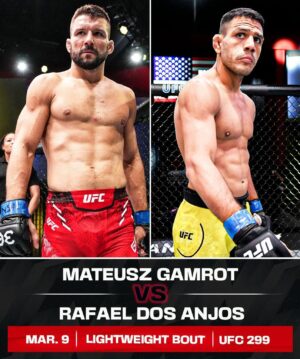 Mateusz Gamrot Instagram - Były mistrz kategorii lekkiej i pretendent do pasa w półśredniej będzie moim kolejny rywalem w UFC 🥷🇵🇱 9 marzec Miami 🔥 let’s fucking go 🔥