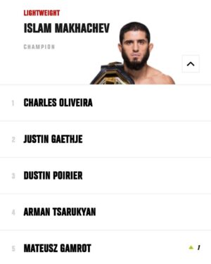 Mateusz Gamrot Instagram - TOP5 UFC lightweight division 🔥🇵🇱