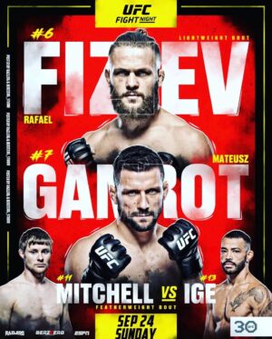 Mateusz Gamrot Instagram - 3 weeks left ⚔️🇵🇱
#ufc