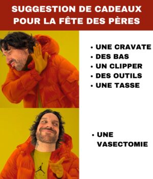 Mathieu Cyr Instagram - Bonne fête des pères! 🎉🎉🎉
#humour #fêtedespères #memes #meme #mtl #mtlmoments #quebec #fyp