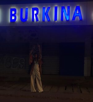 Mati Diop Instagram - #cineburkina #fespaco @atlantique_lefilm 
@mamebintasane @ibrahima8906 @fabacaryassymby #ibrahimambaye #omarsall 

Merci 💋💋 @sophiezinga @cadolle_official