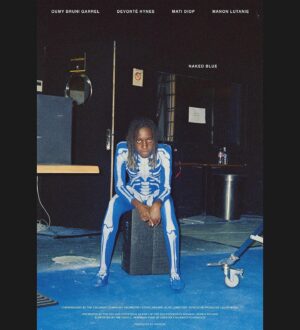 Mati Diop Instagram - Naked Blue, 17’
Starring @oumybrunigarrel 💫

A short film I co-directed with @manon_lutanie 
with a symphony composed by @devhynes 

World premiere tonight ! At the Cincinnati Symphony Orchestra as part of @liquidmusic’s Sun Dogs series 

*

Cinematographers: Mati Diop and Manon Lutanie
Light: Joe McCrae
Best boy: Baptiste Brousse
Sound engineer: Coppélia Robert
Seamstress: Laurent Ben Henni 
Location manager: Antoine Groun
Data manager: Matthis Rouvière

Editors: Mati Diop and Manon Lutanie
Editor assistant: Théo Laglisse
Color grader: Yannig Willmann

*

Commissioned by the Cincinnati Symphony Orchestra
Louis Langrée, Music Director

Executive producer: Liquid Music

Produced by DIVISION
Executive producer: @laurejs 
Producer: @alice.wills 
Production coordinator: Lina Messeghem

Presented by the CSO and FotoFocus as part of the 2022 FotoFocus Biennial: World Record
Supported by the David C. Herriman Fund of Greater Cincinnati Foundation

Thanks to Valeria Bruni Tedeschi, Louis Garrel,  @natebach, Nessrine Alioui, Kate Nordstrum, Daniel Wohl, Malcom Hill,  @littleglissant, @racheleraoult, @georgia.pendlebury, @vnoujaim, @catnatt 

Thank you All 💙