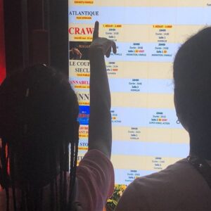 Mati Diop Instagram - One world 
#atlantique 
#blockbuster #complexesembeneousmane
#djibrildiopmambety