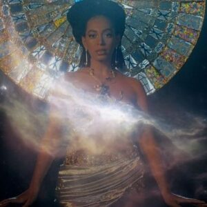 Mati Diop Instagram - « Believe in Time » 🌒
Starring @solangeknowles ✨
Directed by me 💫

A @louisxiiicognac project

Couture dress by @guopei
Score by @solangeknowles

Produced by @division.global
Executive Producers @julesdvsn & @laurejs
Producer @aubruneau
Head of Post-production @therealcleclecabaret

DOP Olivier Gossot
Fluids Filmmaker @chrisparksart
Production Designer @m.a.h.e.e
Choreographer/Movement Director @mayaalexis
Dancers : @theodoravalente @jackietlloyd @lydielapeste @sussiebalde @vanh.brito @luisisus @rosecueni @ainhoamahomartin @afrrikk @valerie_ebuwa 
First assistant Brieuc Vanderswalm
Lead editors @adrianaleguay 
Stephane Peirera @sense_memory 
Supporting writer @iamkatiedailey 
Special effects @manon.bouillon #mikros
Sound House @kouz.paris

Thank you 🌞