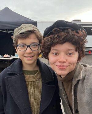 Matia Jackett Instagram - For just over 20 days I had the honour to work on @boyinthewoodsfilm, which shares the true story of Maxwell Smart and his courageous story of surviving WWll. My time on @boyinthewoodsfilm was one of the best experiences I have ever had on a set. I Made friends, we shared stories, we had lunch together everyday, we went on long drives, we worked long hours together. What I have taken away from this set is that working on a set far away from home taught me the importance of how valuable friendship and family is. Especially friendship. Maxwell Smart was only 12 years old when he was separated from his mother, and only a few years later he had lost his best friend. I, myself cannot even fathom what he has gone through. This story is so important and it is something that should never be forgotten.

Today at 2:30PM EST on the history channel, the documentary, Cheating Hitler: Surviving the Holocaust directed by Rebecca Snow, @snowdocs is playing. I highly recommend watching it if you can. 

Also side note I guess there is some plus to looking like a 13 year old boy. ;)

#boyinthewoodsfilm