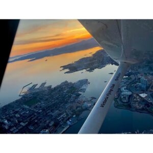Matreya Fedor Instagram - I flew a plane the other night! No, I don’t have any training. I winged it.