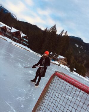 Matreya Fedor Instagram - I miss 100% of the shots I do take 🏒