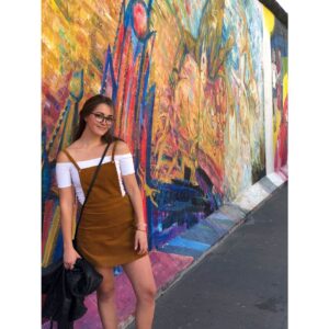 Matreya Fedor Instagram - Berlin was such an incredible trip. I’m so thankful that I am able to learn about history in such an emotional and engaging environment. I had my heart broken walking through the Sachsenhausen concentration camp and various memorials in the city. But I’m also so inspired by human kind and by peoples ability to pull themselves out of times of darkness and oppression to rebuild communities and create art representing unity and forward movement. I’m also incredibly grateful for the service of those who have fought and continue to fight for freedom. Thank you @whatspappin for taking me on this trip ❤️