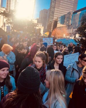 Matreya Fedor Instagram - I will not accept what I cannot change. I will change what I cannot accept. 
I am here today, standing up for our children, for our sisters and brothers, for all victims of sexual assault, for myself. I came in protest of the judicial ruling of a man who’s name is protected by the court. After being found guilty of sexually assaulting two teenage girls on separate occasions, the “appropriate” sentence was determined to be two weeks of jail time. One of his victims was hospitalized and left in critical condition. Her physical rehabilitation took far longer than the time he will serve, let alone the emotional recovery that will last a lifetime. My heart is broken. I cannot believe this happened in my community. I cannot believe how much our judicial system has failed to protect our youth and failed to support survivors of sexual assault. 
If you share my opinion: that the judicial system should not allow people with a clear bias in favor of violent offenders to determine our fates, please sign the petition to have Judge Paul Meyers removed from his position. I have posted the link in my bio. I encourage you to do your own research into Judge Meyer’s career and rulings. I ask that you please do not sign the petition based off my account alone. I do not believe in asserting power over someone’s life in a way that could negatively affect their future without merit. 
Thank you for taking the time to read this. Thank you to all the people who spoke so bravely today, to everyone who came out in support, and to everyone who voices support for survivors. 
#metoo #timesup